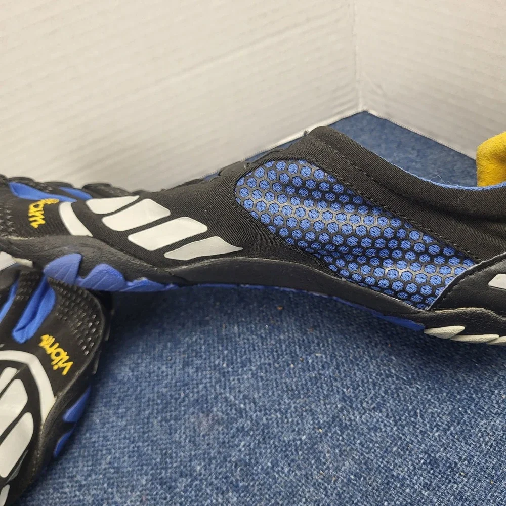 Vibram FiveFingers Spyridon LS Mens 42 Black Blue Trail Running Shoes Outdoor
